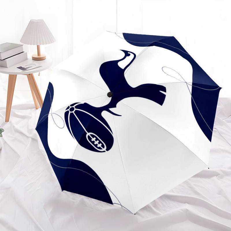1pc T-Tottenham Hotspur Umbrella, Sun Protection, And UV Shielding. It Has Eight Sturdy Ribs for Outdoor Use And Perfect As a Holiday Gift