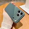Color-Block Carbon Fiber Texture iPhone 17 Pro Max Protective Case Full Coverage