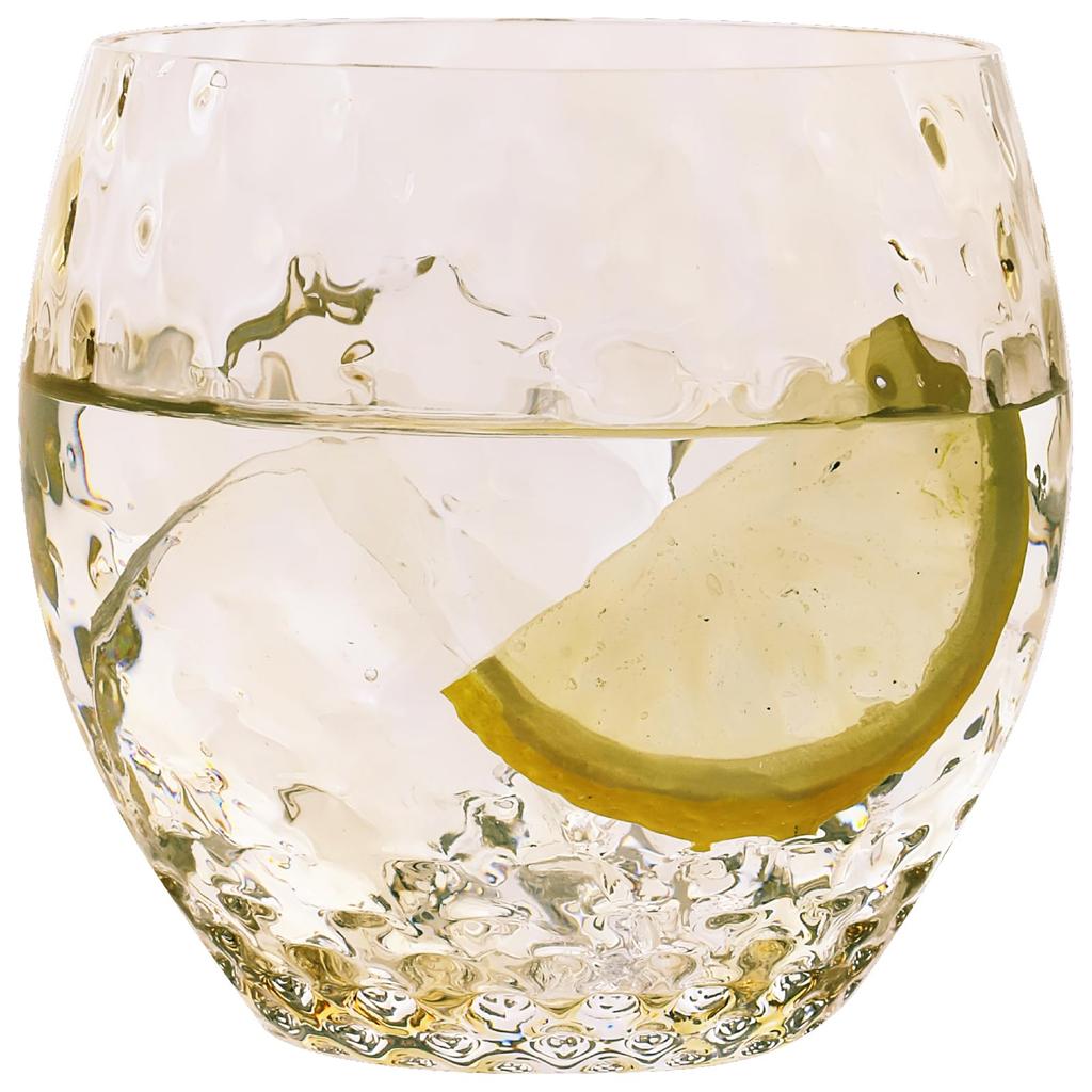 Toyo Sasaki Glass CORROT 10087 Made in Ami-me (Amber) [Handmade Glass, Japan, 310ml]