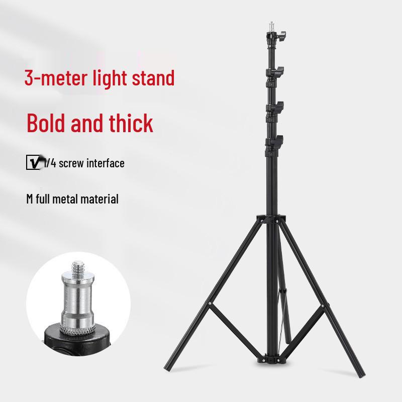 

3m Air-Cushioned Photography Light Stand with Flash and Fill Light Support for Live Broadcasts. Large Size