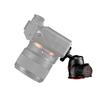 Manfrotto MH492-BH Center Ball Head, Camera Head, 140g, 5kg Load Capacity, 1/4-inch Screw Mount, Cloth Included, JP A00065BMN