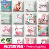 Tropical Flamingo Pillowcase 45Cmx45Cm Square Sofa Pillow Cover Creative Cushion