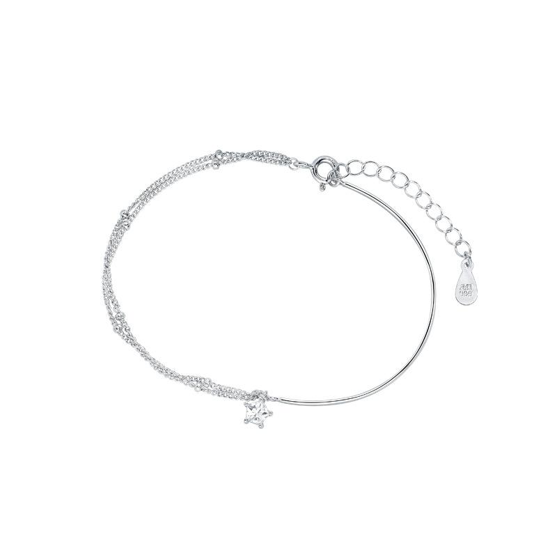 Star Bracelet Women's Double-layer Niche High-end Sense Light Luxury Versatile Ins Wind Bracelet Spring Gift