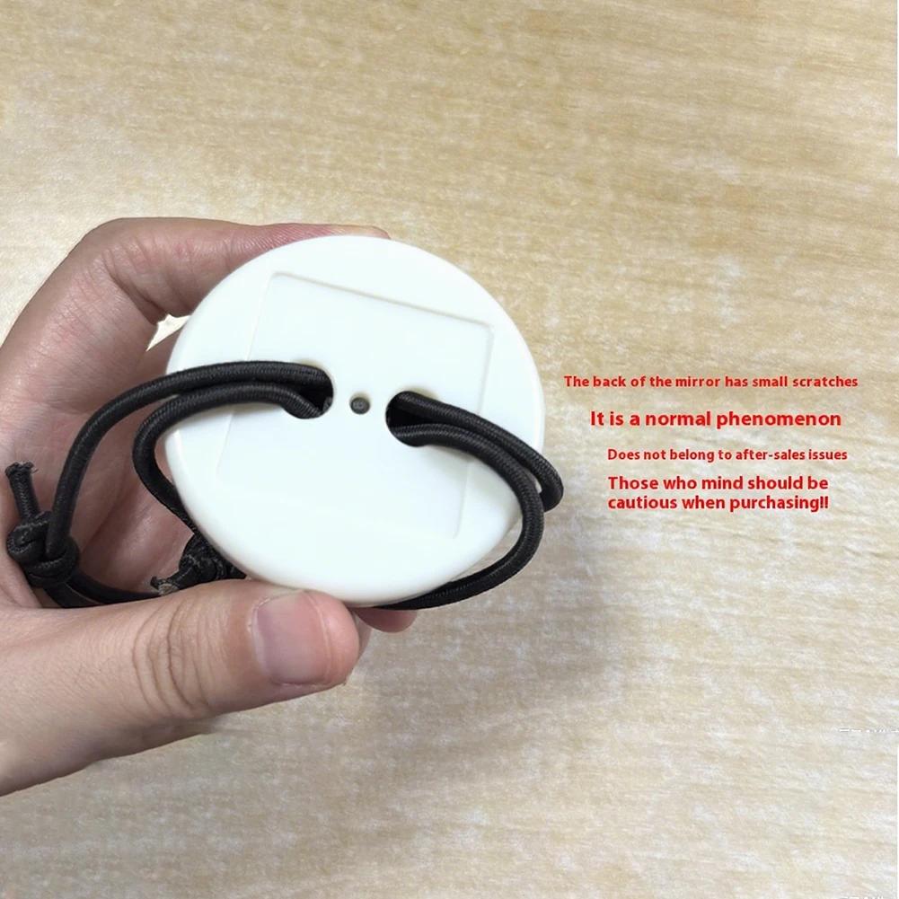 Marine Rearview Mirror with Lanyard Scuba Diving Mirror Dive Observe Mirror Round Rearview Mirror for Water Sports Safety Suppli
