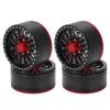 4pcs RC Metal Wheel Hubs with Screw Cap for Traxxas  Axial  Hsp  Redcat  Tamiya  Hpi RC Crawler