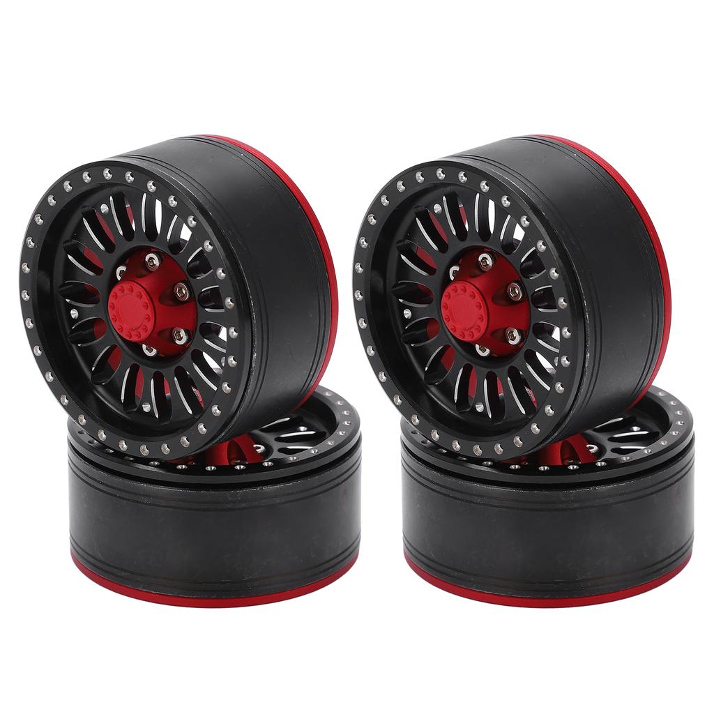 4pcs RC Metal Wheel Hubs with Screw Cap for Traxxas  Axial  Hsp  Redcat  Tamiya  Hpi RC Crawler