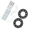 9 Holes Sprocket Mount Kit Aluminium Alloy Backing Plate Reinforced Washer Kit for 49‑80CC Electric Bicycle Motorcycle