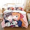 3d Anime Princess Connect! Re Dive Bedding Set Printed EU single Comforter Quilt Bed Cover Duvet Cover Pillow Case 3 Pieces Sets