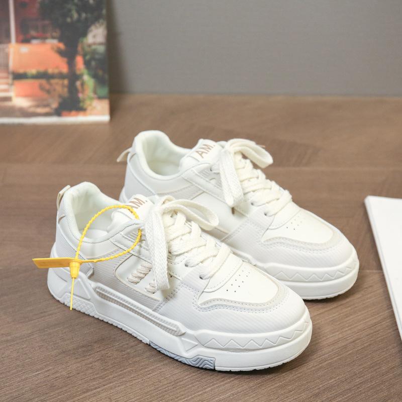 

Женские весенние спортивные кроссовки на толстой подошве из бисквитного теста, повседневные дышащие туфли для скейтбординга, размеры 35-40 36 бежевый