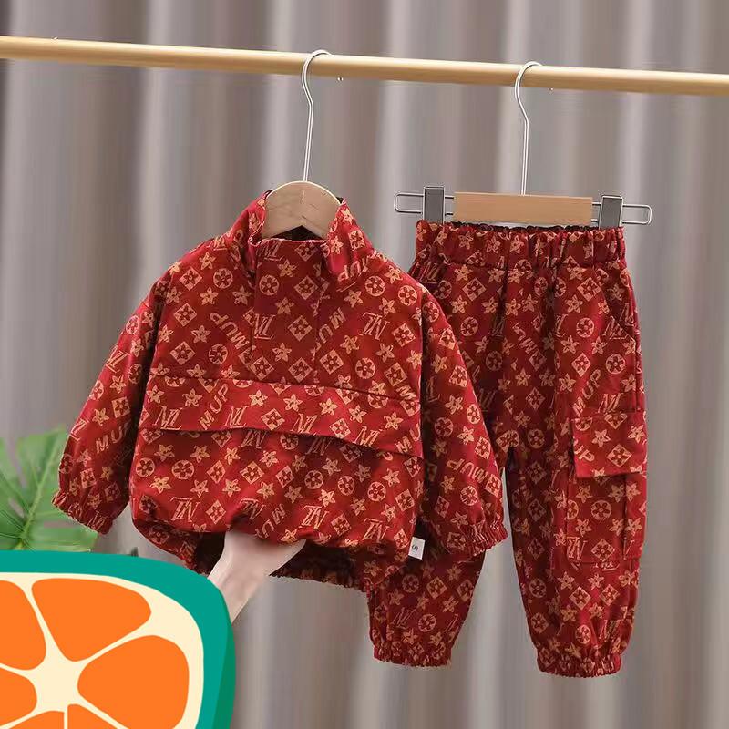 Set di Abbigliamento Autunnale per Bambino in Cotone per Bambini Piccoli Età 1-3 Anni