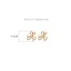 925 Sterling Silver Cute Romantic Clover Synthetic Opal Korean Stud Earrings for Women Sweet Wedding Party Jjewelry Gift