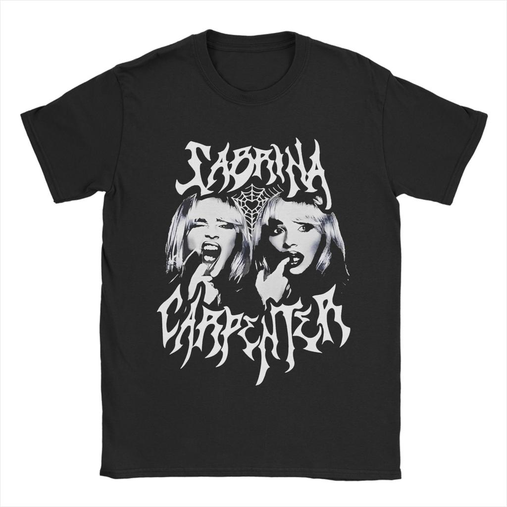 T-shirt Graphique Vintage Portrait de Sabrina Carpenter