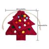 2026 New Atmosphere Christmas Tree Shaped Drawstring Gift Bags Christmas Tree Decoration Gift Bags