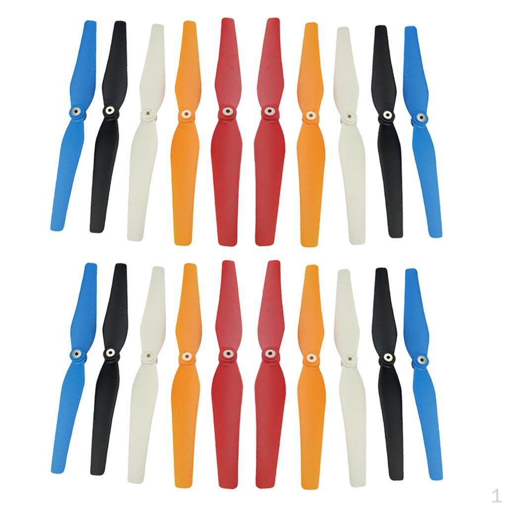 

Set of 20 Pieces Five Colors Propellers for X8C X8W X8G X8HW X8HC RC Quadcopter Spare Parts DIY