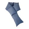 Down Scarf with Pocket Design Solid Color Waterproof Wear-Resistant Winter Versatile Scarf Daily Outdoor Wear