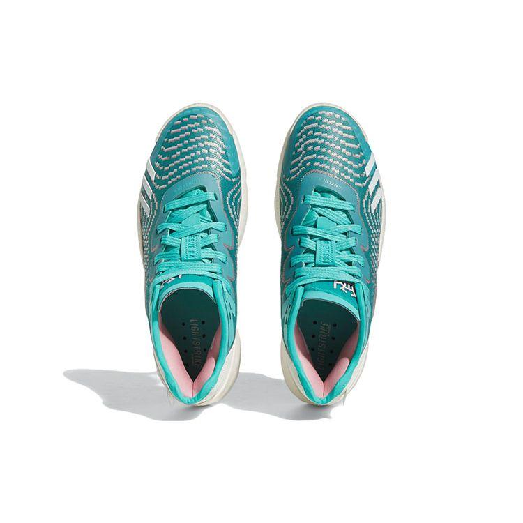 Adidas D.O.N. Issue #4 International Womens Day Unisex Sneakers Teal Semi-Mint-Rush Wonder-Mauve HR0718
