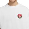 Jordan Sport DNA Rücken Mesh Print Lässiges Sportliches Kurzarm T-Shirt Herren Tops Weiß CT3656-100