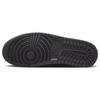 Air Jordan 1 Mid Bred Toe Men Sneakers Black White Fire-Red 554724-079
