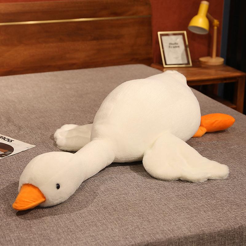 

Милая большая белая гусь спальная подушка детские плюшевые игрушки куклы для девочек куклы куклы 80cm