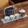 Qi Hui Yan Portable Ceramic & Glass Travel Tea Set