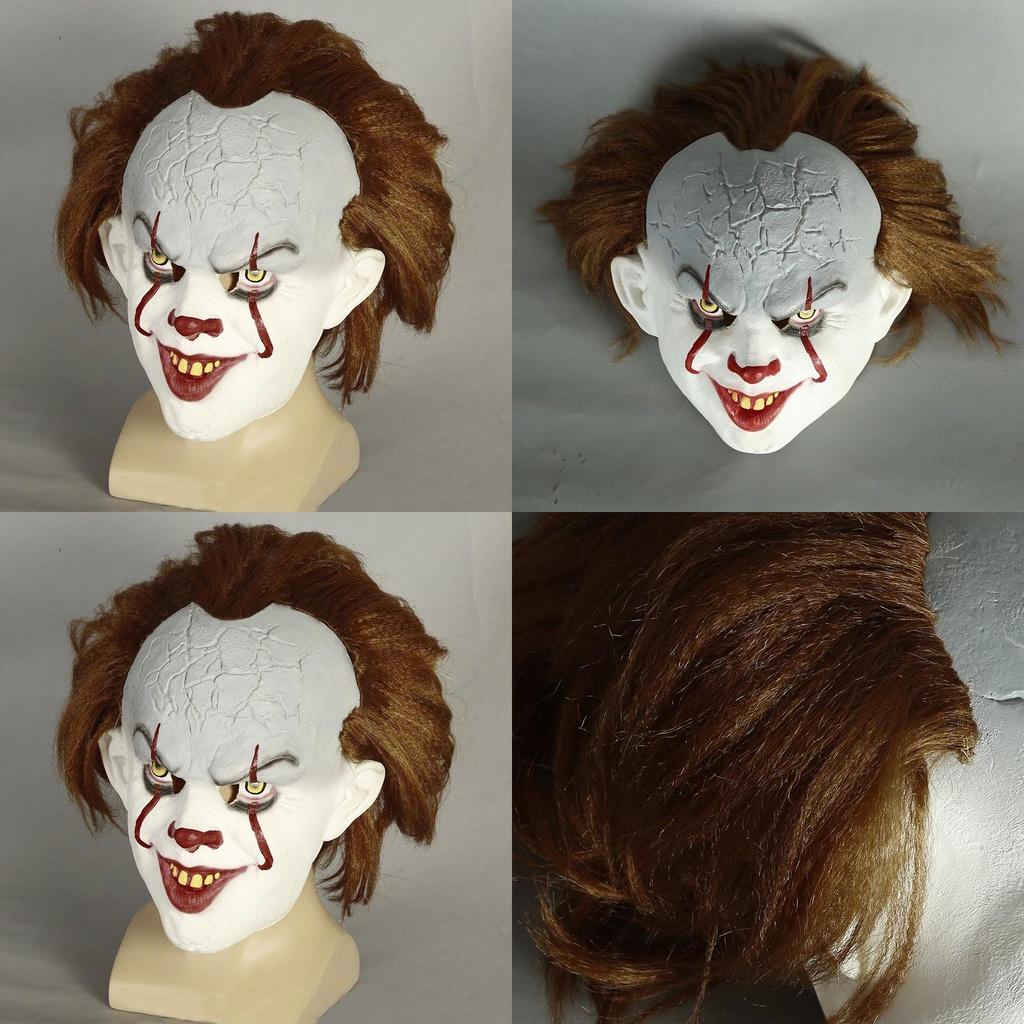 Hochwertige Stephen King's Es Pennywise Horror-Clown-Maske Ideal Für Kostümpartys