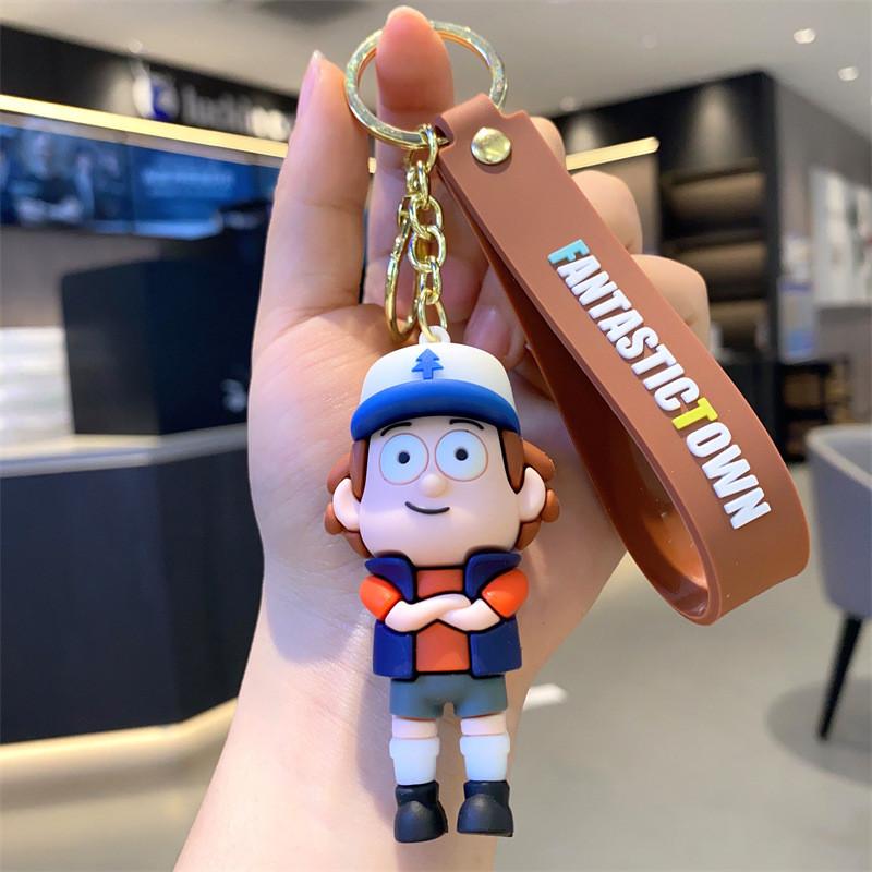 Gravity Falls Mabel Pines Backpack Keychain Cartoon Car Pendant Ornaments Gift