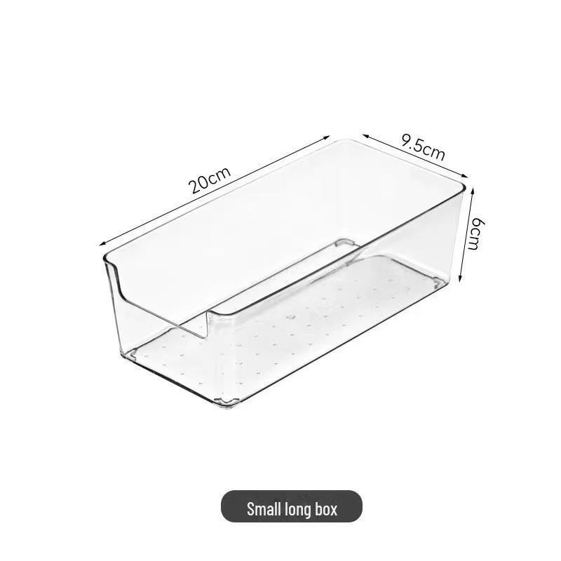 Clear Acrylic Cosmetics Organizer & Storage Box for Bathroom and Vanity