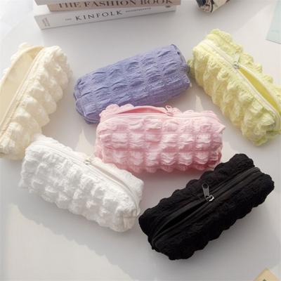School Supplies Pen Pouch Storage Bag Kawaii Puffs Pencil Case Pencil Bag Makeup Handbag Pen Case