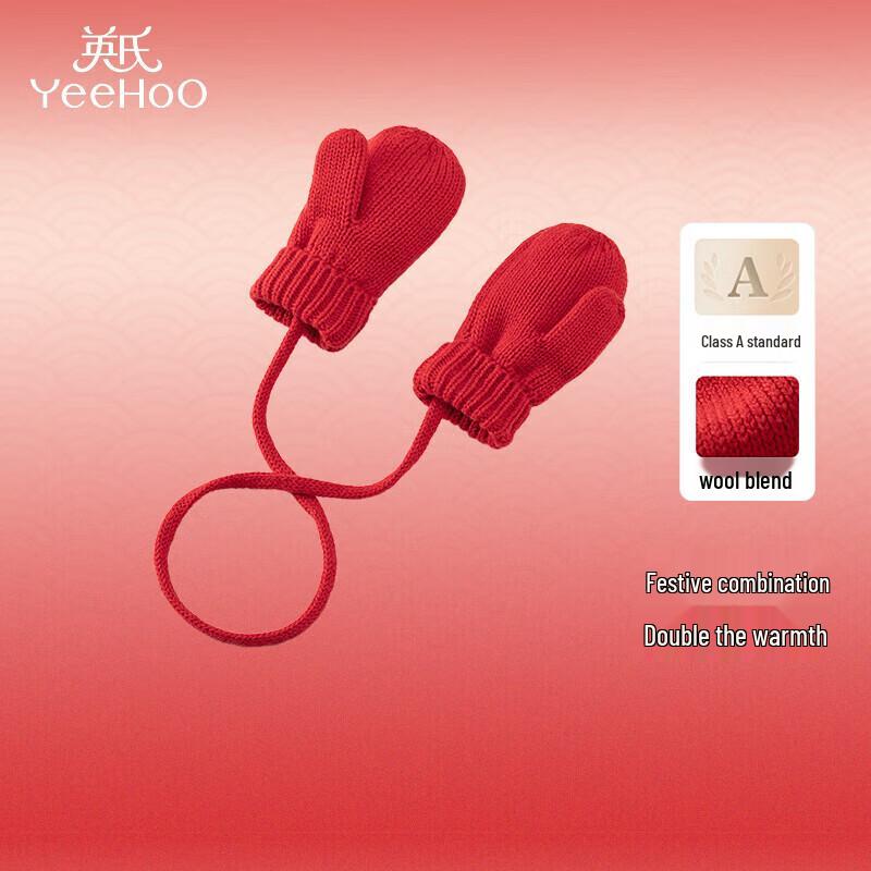 

YEEHOO Children s Winter Scarf & Gloves 11.5 CM (Size Up Recommended)