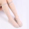 Girls Long Socks Stockings Women College Style Plaid Knee Socks Women Ultra-thin Transparent Crystal Silk Socks Stockings Sox