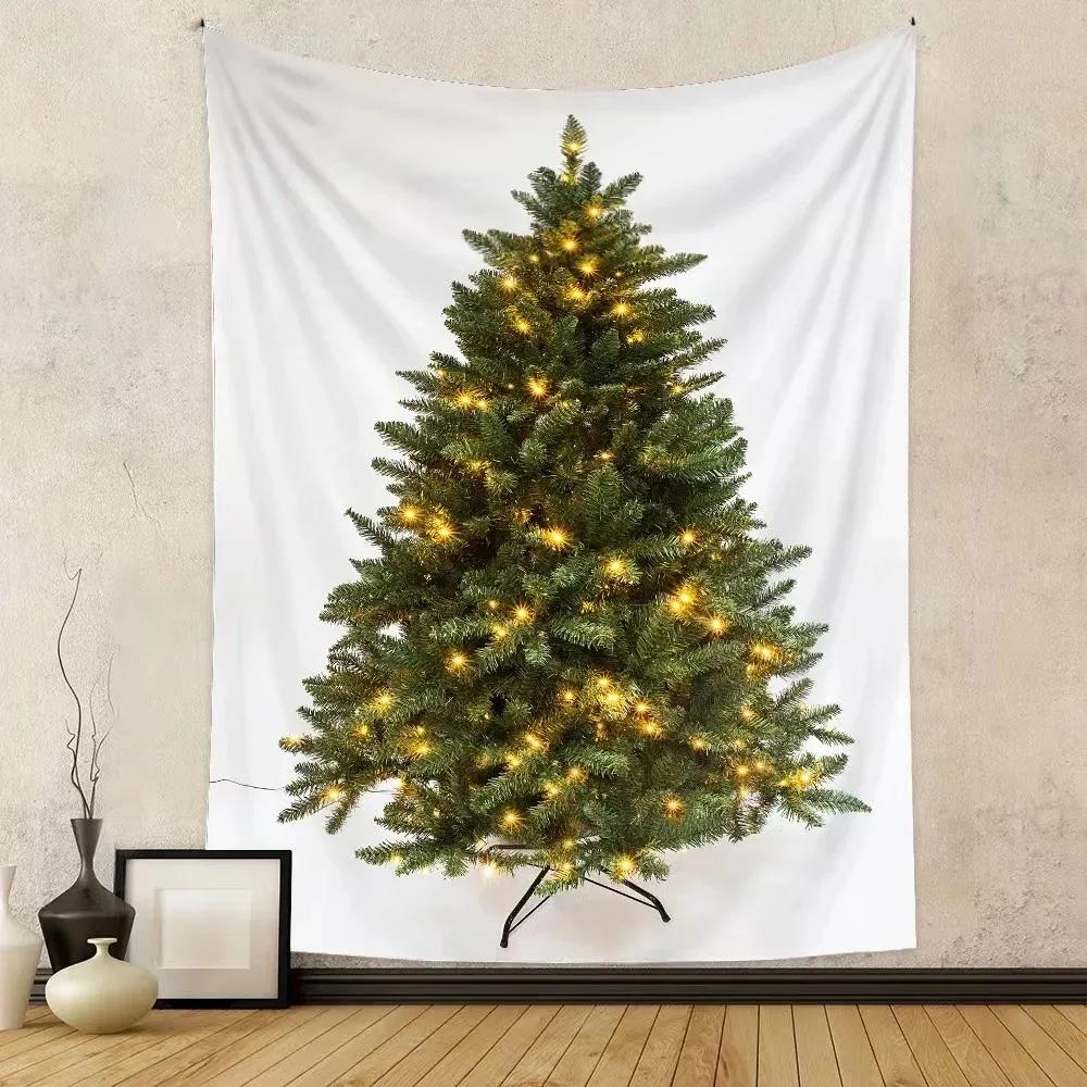 Christmas Tree Decoration Pattern Living Room Interior Home Wall Tapestry