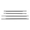 4PCS Car Window Molding Trim 75710?47010 Front Rear Door Window Seal Belt Replacement for Prius