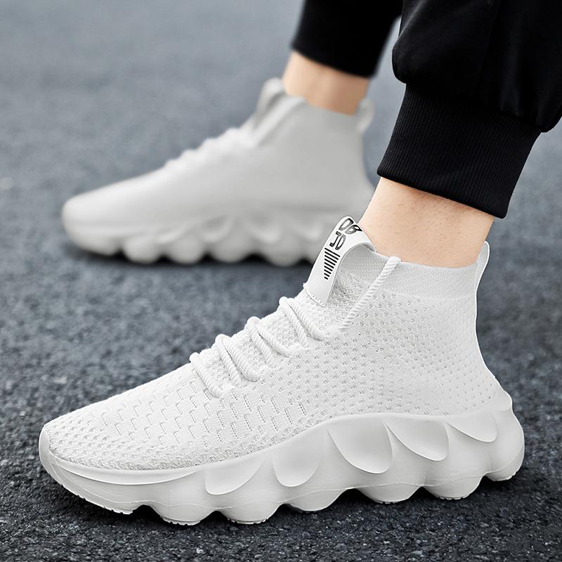 Sneakers Men Casual Comfortable High Top Tennis Men Shoes Breathable Men Outdoor Soft Soled Anti Slip Sport Running Shoes 2024