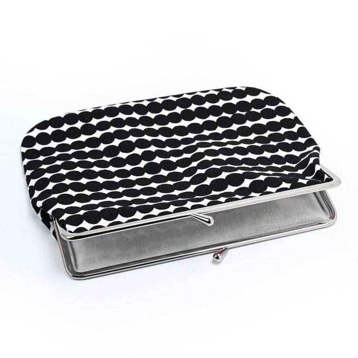 Marimekko Pouch Priokos Kukkaro Lasi Matto Black 47829 047829 190
