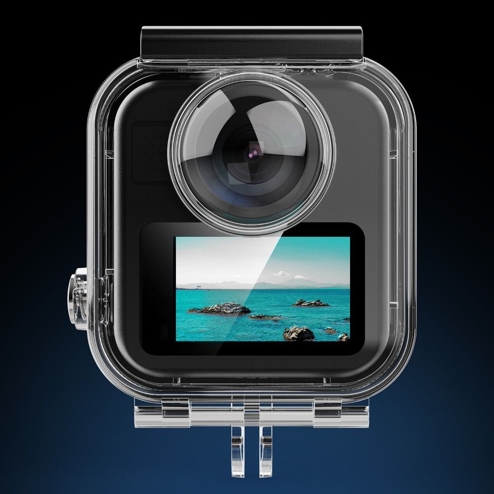 Sturzsicheres unsichtbares Tauchgehäuse 60M Unterwasser-Tauchschale für GoPro Max 2 Action-Kamera Zubehör