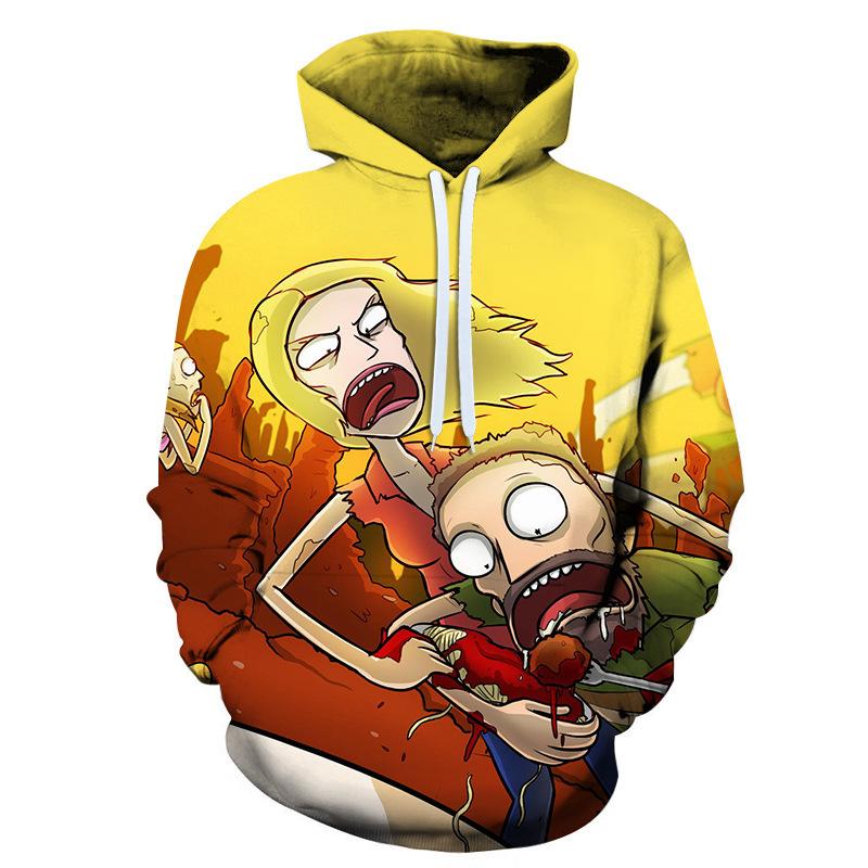 

Осенняя 3D-анимация Рик и Морти Принтованные толстовки Модные повседневные спортивные мужские толстовки с капюшоном и длинным рукавом 6XL