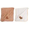 Serviette Cartoon Motif Capybara Douce Velours Corail Épaisse Serviette de Bain Kawaii Super Absorbante Serviette Visage Salle de Bain