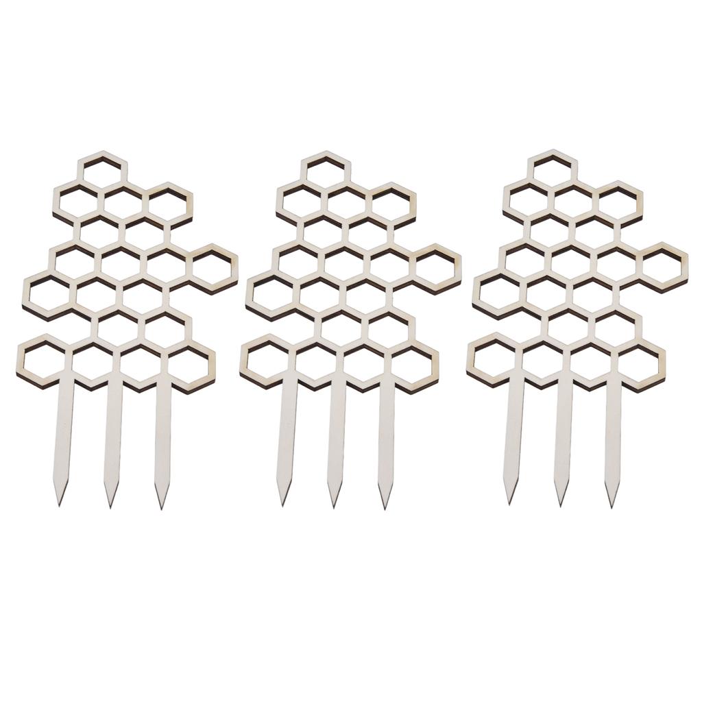 3PCS Potted Plant Trellis DIY Wood Plant Climbing Support Holder for Outdoor Garden Balcony