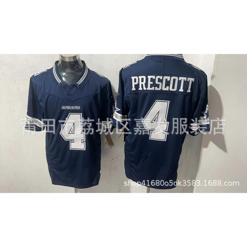 Camiseta de Fútbol Americano NFL Dallas Cowboys para Hombre de Algodón Ropa del Equipo Ropa para el Día del Partido Otoño