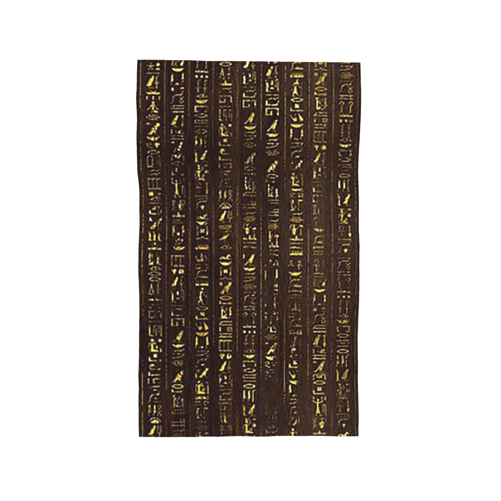 

Ancient Egyptian Hieroglyphics Art Soft Face Towel Quick Dry Pool Bath Cotton Towels Absorbent W30*H60(CM)