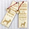 Chihuahua short-haired, Chihuahua smooth - dog bookmark, personalized bookmark, gift for bookworm from Art-Dog brand
