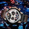Outdoor Sport Watches for Men Fashion Business Leather Quartz Man Wristwatch Top Brand Luxury Waterproof Luminous Watch Men