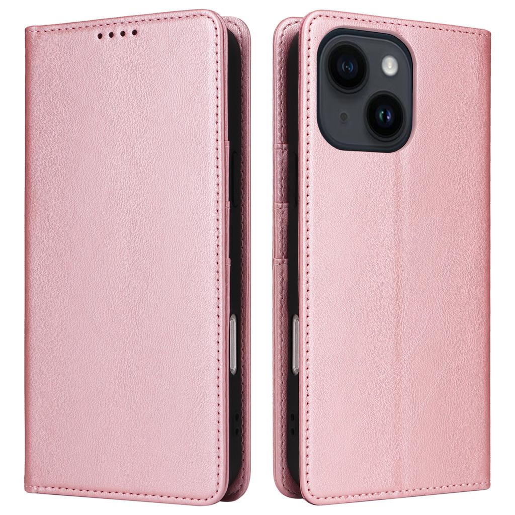 For iPhone 14/13 Case RFID Blocking PU Leather Phone Wallet Cover