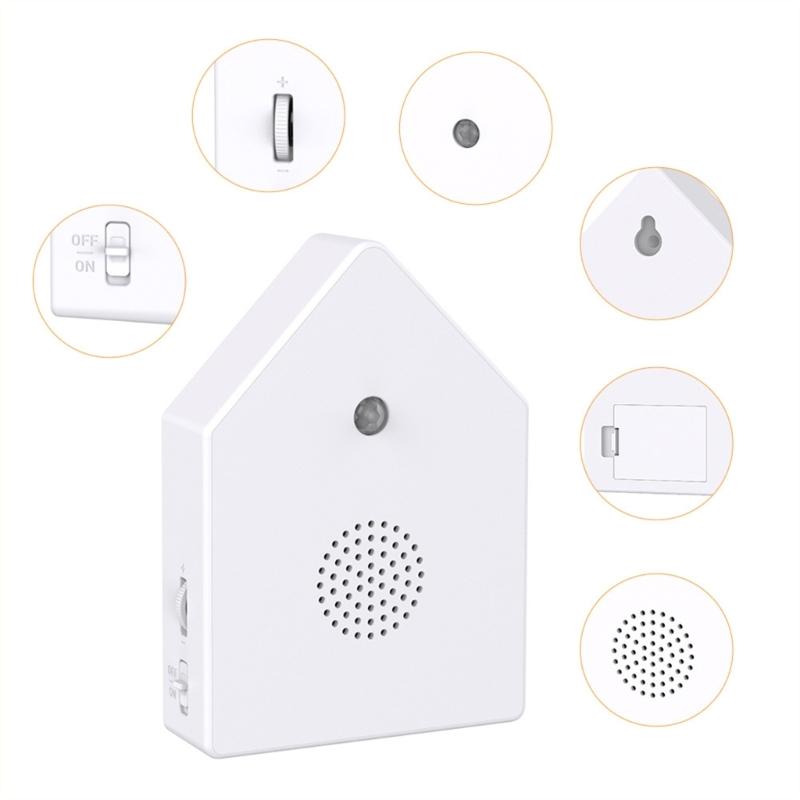 Singing Bird Box,Portable Bird Chirping Box with Motion Sensors Nature Sound Box for Bathroom,Yoga Room Travel Relaxing