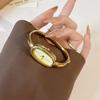 Women Watch Gold Retro Oval Quartz Wristwatch Luxury Bracelet Watches Elegant Ladies Dress Clock Daily Reloj Mujer Montre Femme
