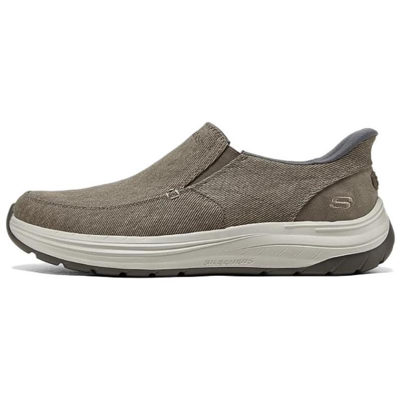 Skechers Slip ins Men Comfort Casual Shoes Gray 205356-TPE 40