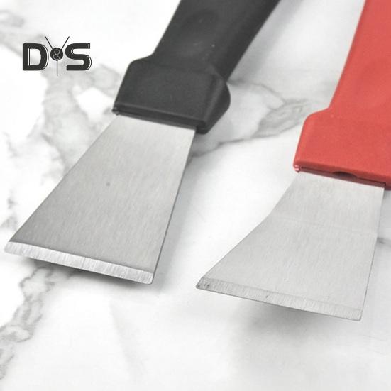 1 Set Wire Brush Oven Scraper Set Anti-scratch Anti-slip Handle Smooth Stainless Steel Grease Remover Gap Cooker Hood Hearth Kitchen Cleaning Tool