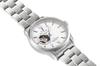 Orient Star Contemporary Open Heart Silbernes Zifferblatt Saphirglas Automatik-Uhr RE-AT0003S