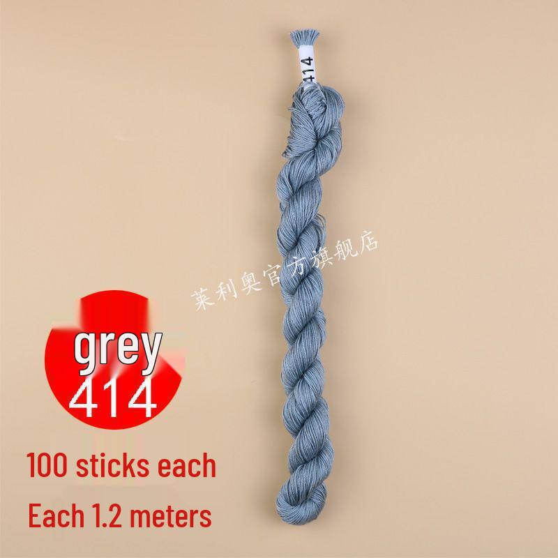 Baumwoll-Kreuzstich-Stickgarn: Handgefertigte Einlegesohlen, Dickes Nähgarn, Eine Farbe pro Stück