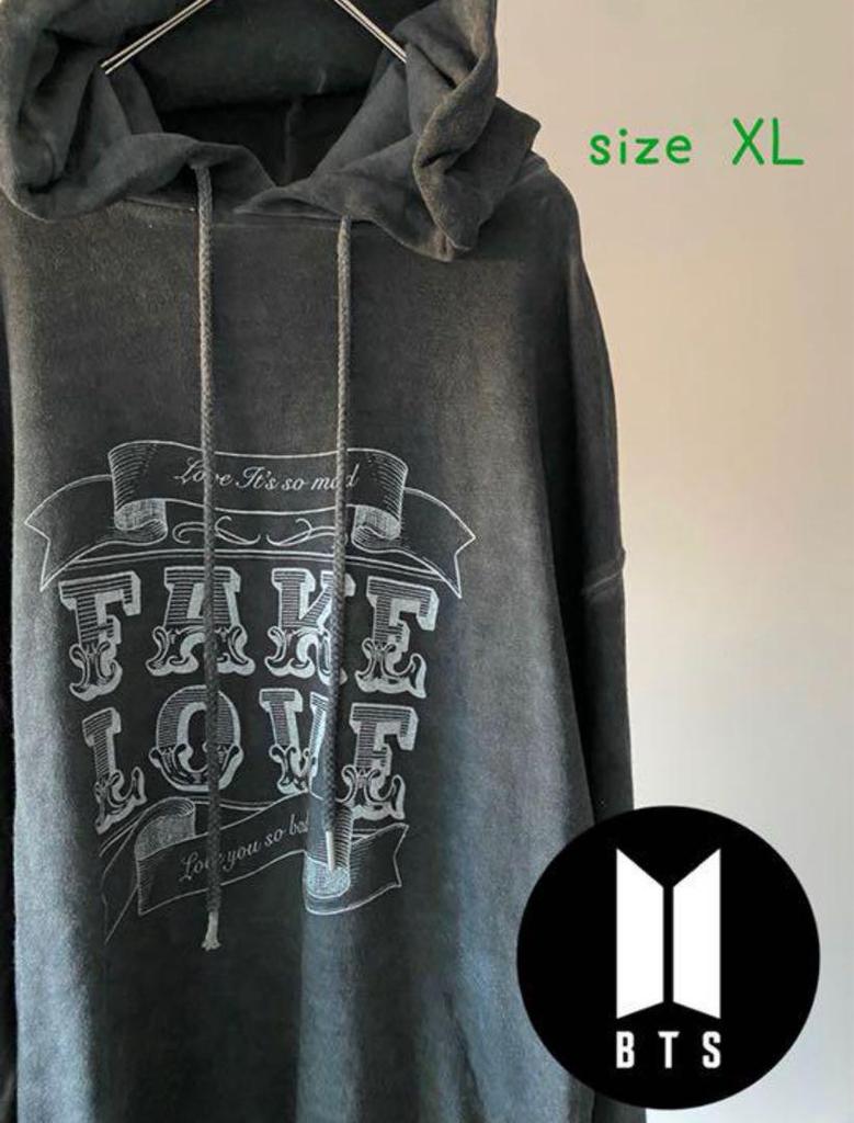 [USED] BTS FAKE LOVE Hoodie Pop-Up